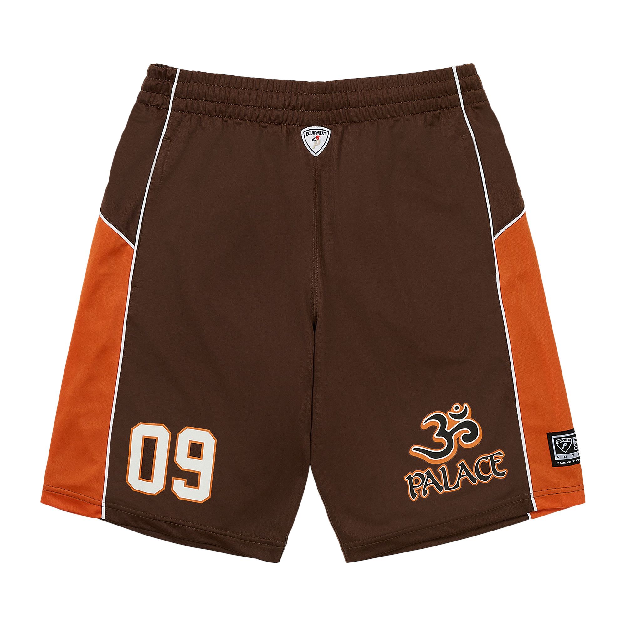 Buy Palace Om Mesh Short 'Brown' - P28ST049 | GOAT