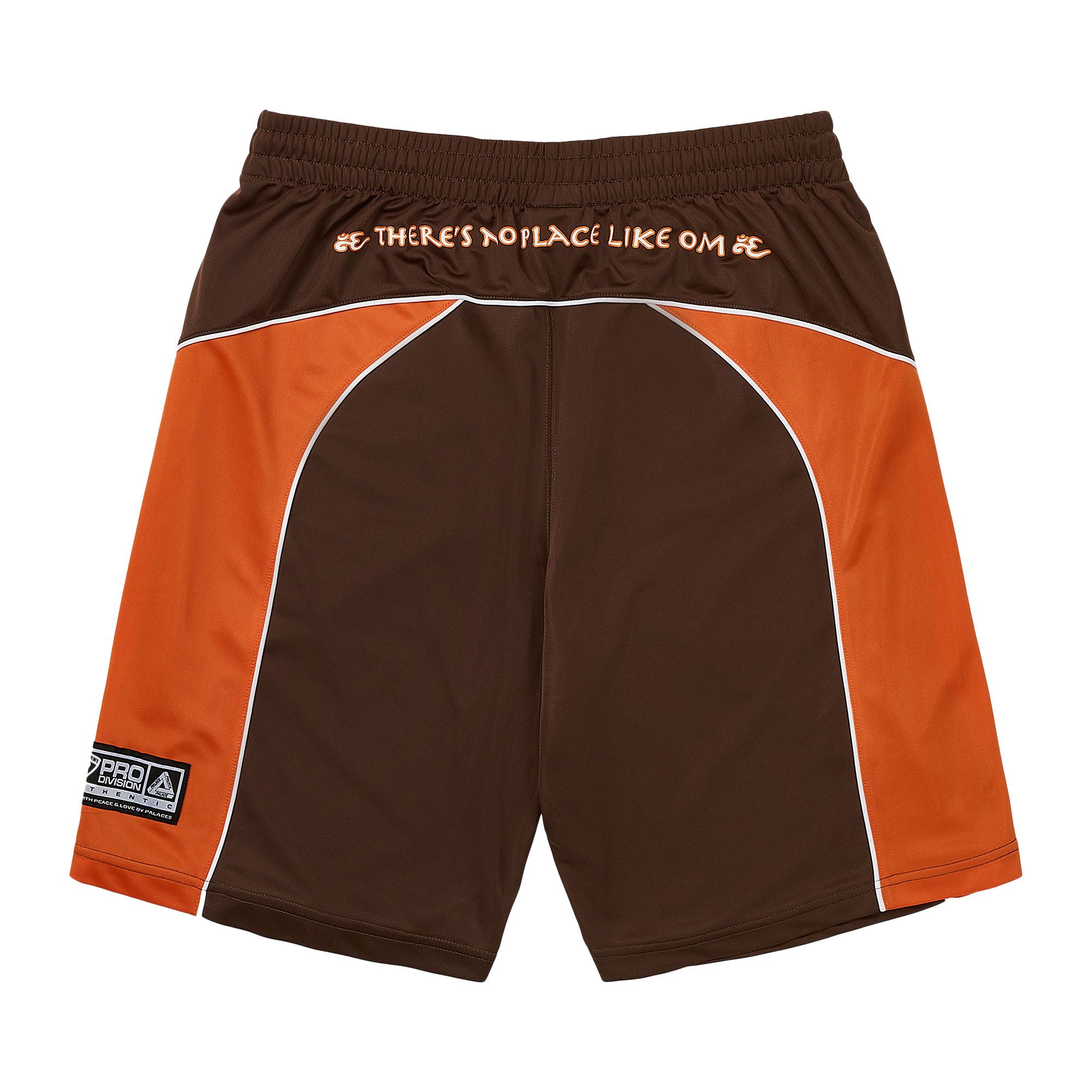 Buy Palace Om Mesh Short 'Brown' - P28ST049 | GOAT