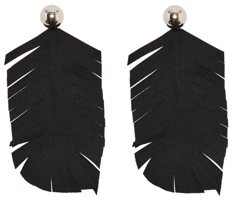 Marni Metal Earrings Black