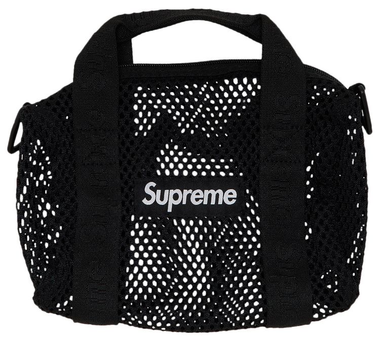Supreme Mesh Mini Duffle Bag Black
