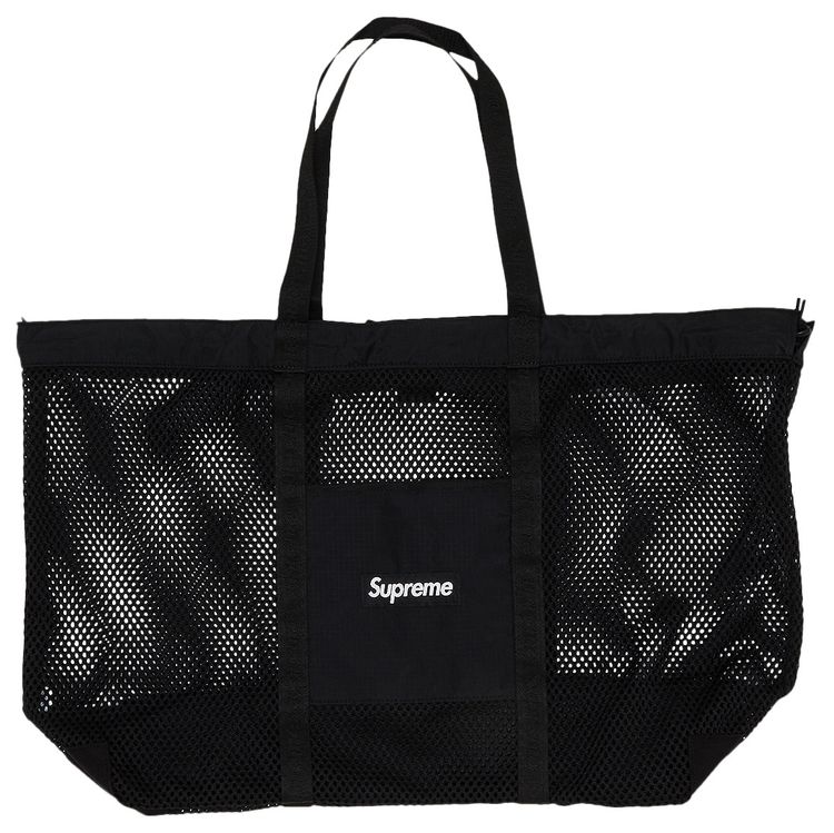 Supreme Mesh Tote Bag Black