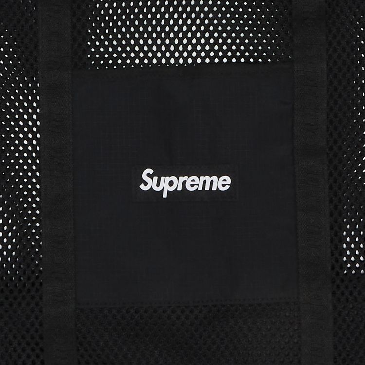 Supreme Mesh Tote Bag Black