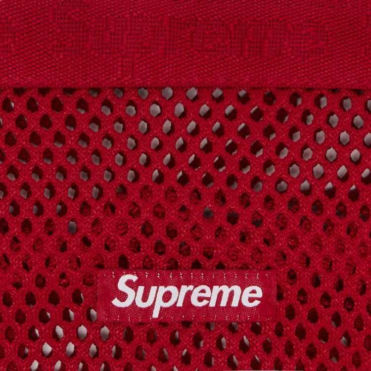 Supreme Mesh Mini Pouch Red