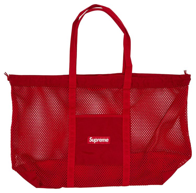 Supreme Mesh Tote Bag Red