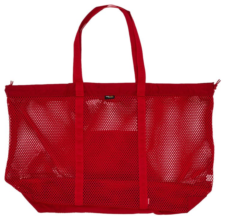 Supreme Mesh Tote Bag Red