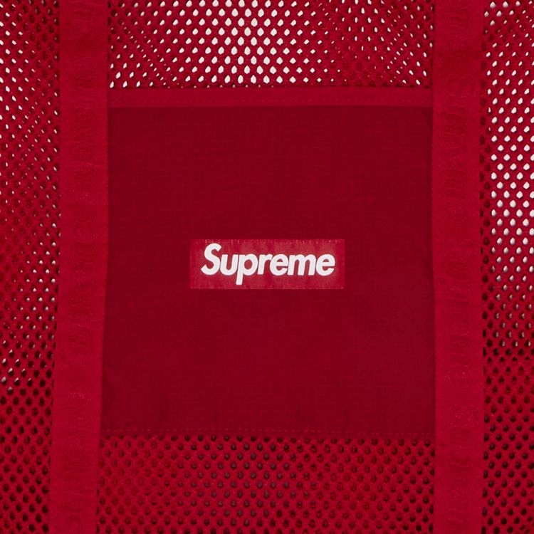 Supreme Mesh Tote Bag Red