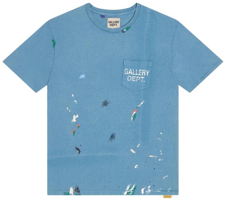 Gallery Dept Vintage Logo Painted Tee Dusty Blue
