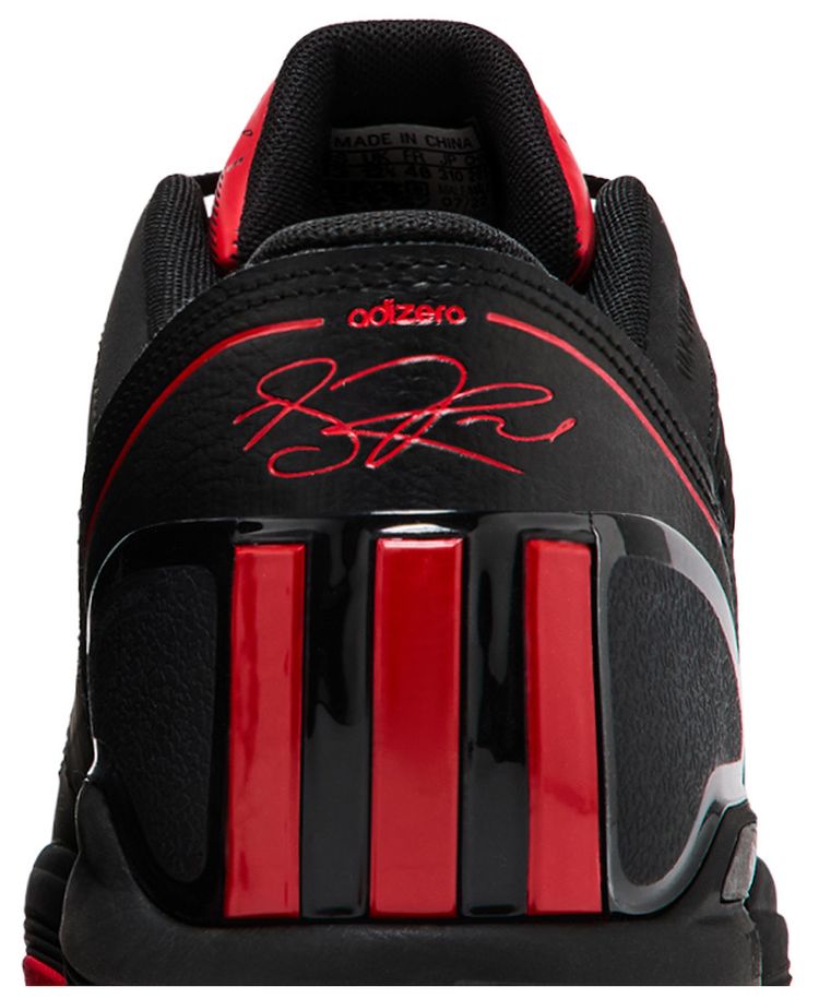 Adidas Adizero Rose 15 Low Restomod Black Vivid Red