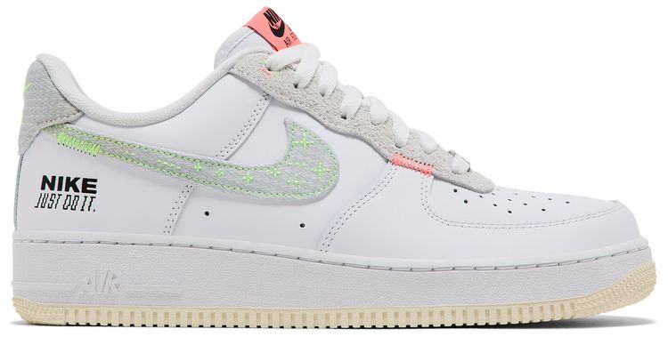 Nike Air Force 1 07 LV8 Just Stitch It   White Coconut Milk