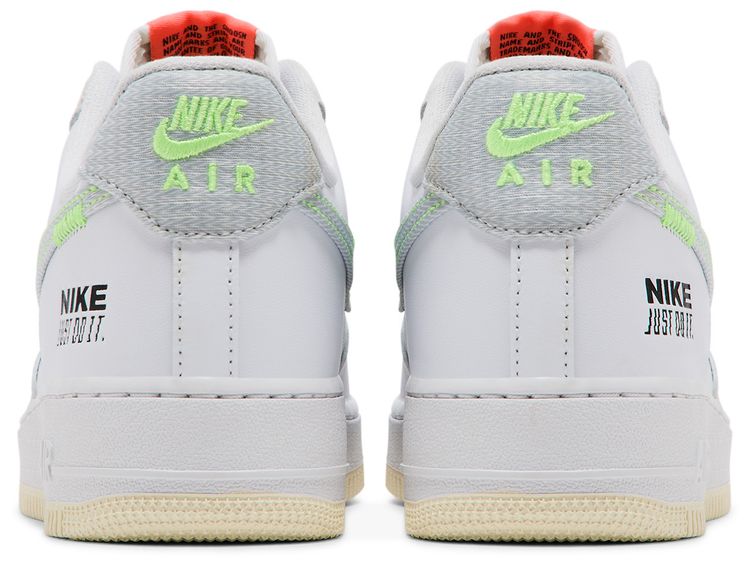 Nike Air Force 1 07 LV8 Just Stitch It   White Coconut Milk