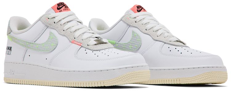 Nike Air Force 1 07 LV8 Just Stitch It   White Coconut Milk