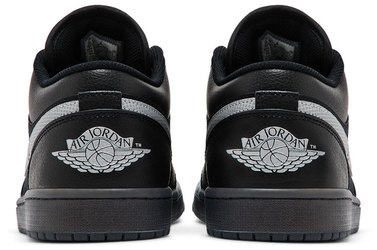 Air Jordan 1 Low Black White Dark Gum