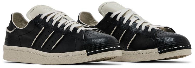 Adidas Y 3 Superstar Black Talc