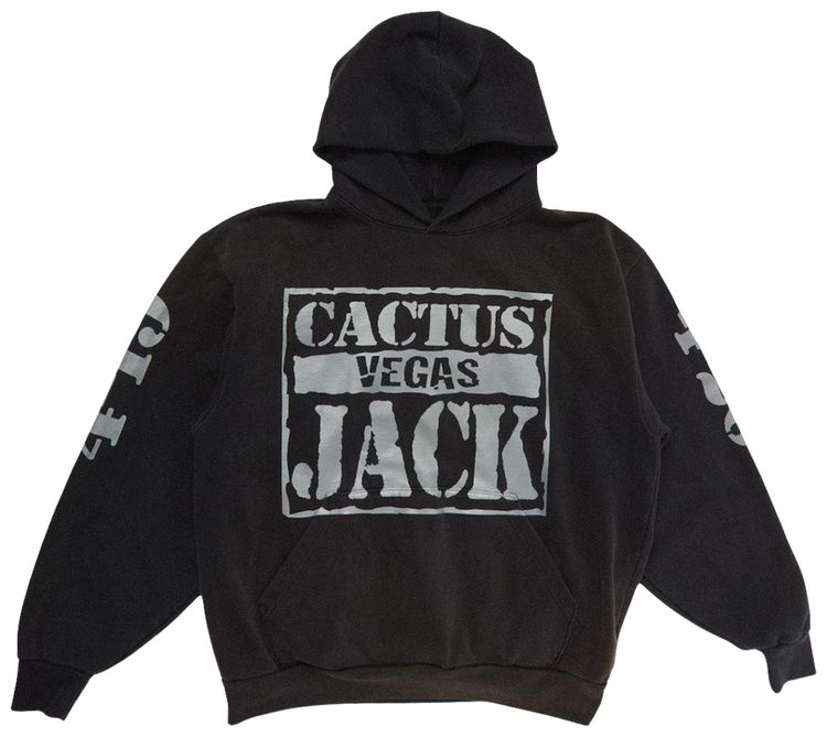 Cactus Jack by Travis Scott x WWE WrestleMania Pullover Hoodie Black