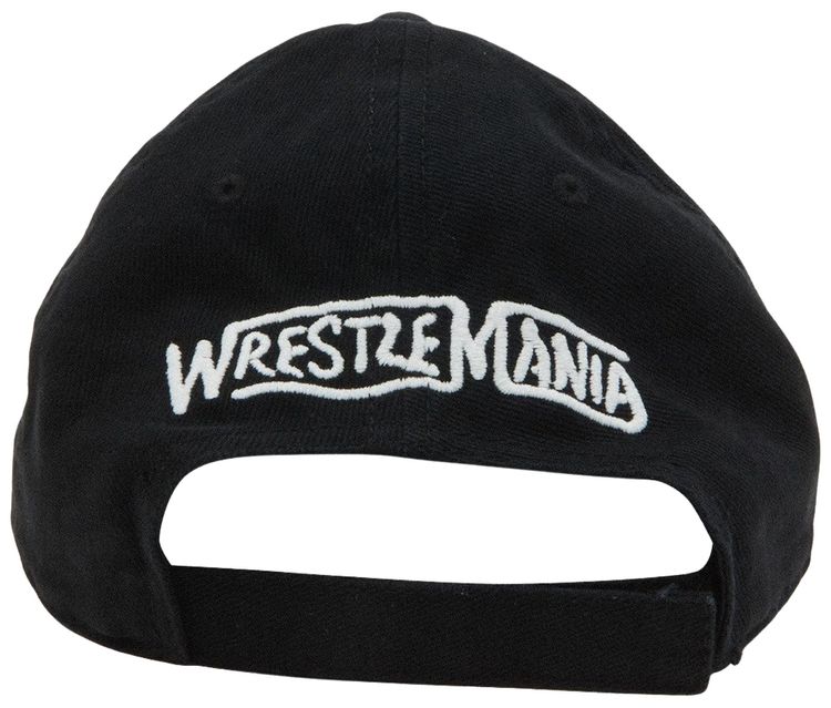 Cactus Jack by Travis Scott x WWE Logo Adjustable Hat Black