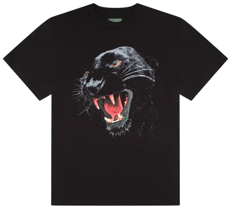 Denim Tears Panther Tee Black