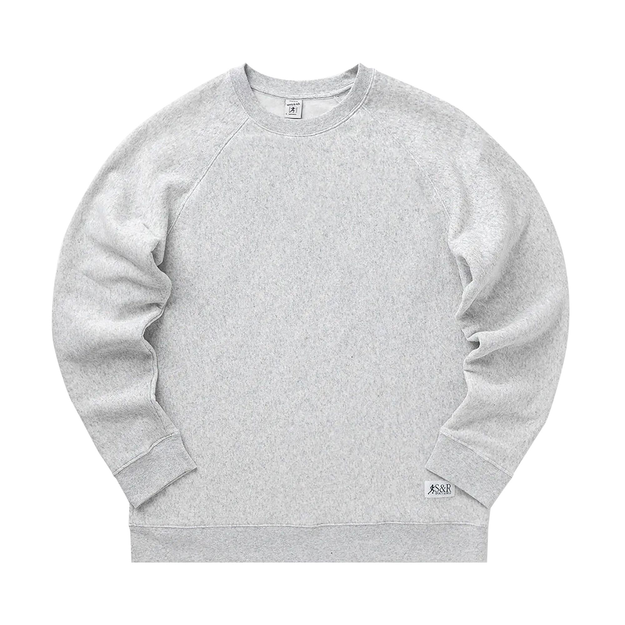 Sporty&Rich｜ (Champions Crewneck - Heather Gray/Sports Sporty & Rich Champions Crewneck - Heather Gray Sports Red