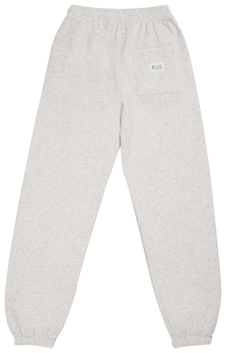 Sporty  Rich Runner Soft Sweatpant Heather Grey