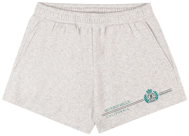 Sporty  Rich BH Horizon Soft Disco Short Heather Grey