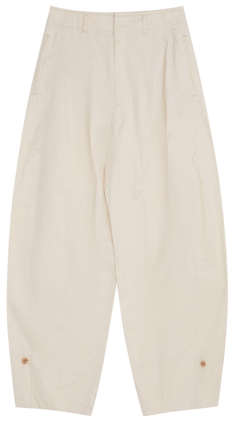 Lemaire Soft Volume Pants Creamy White
