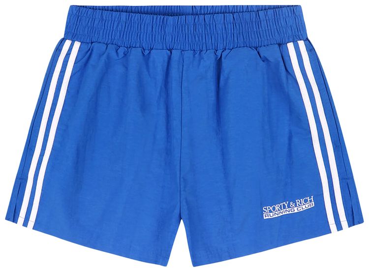 Sporty  Rich Finish Line Track Short Team BlueWhite