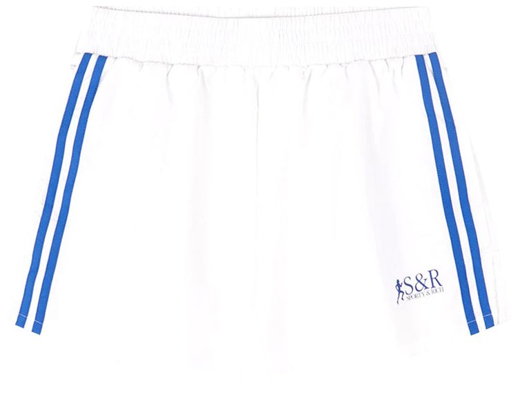 Sporty  Rich Runner Track Short WhiteTeam Blue