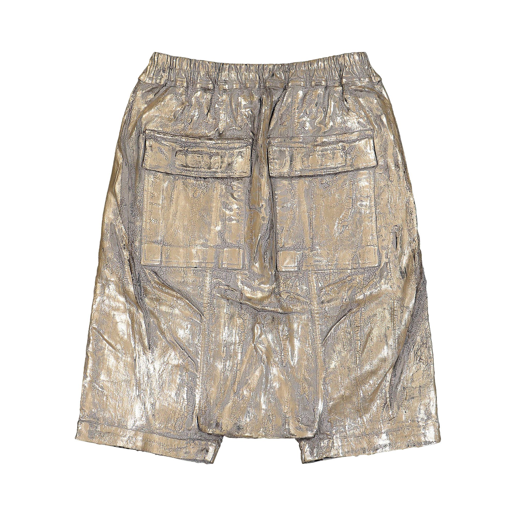 Buy Rick Owens DRKSHDW Drawstring Pods Shorts 'Gold' - DU01E3380