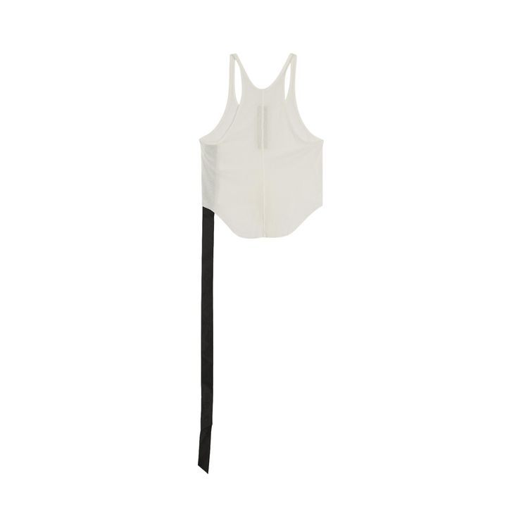 Rick Owens DRKSHDW Cropped Basic Tank Top Milk