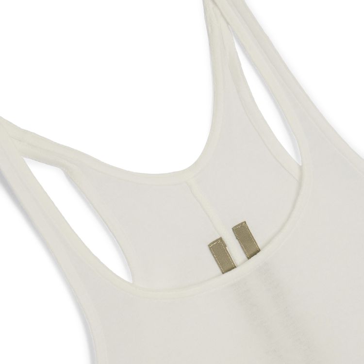 Rick Owens DRKSHDW Cropped Basic Tank Top Milk