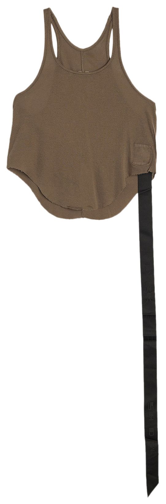 Rick Owens DRKSHDW Cropped Basic Tank Top Dust