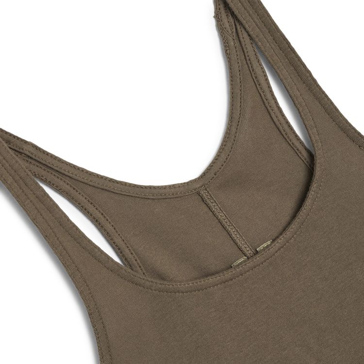 Rick Owens DRKSHDW Cropped Basic Tank Top Dust