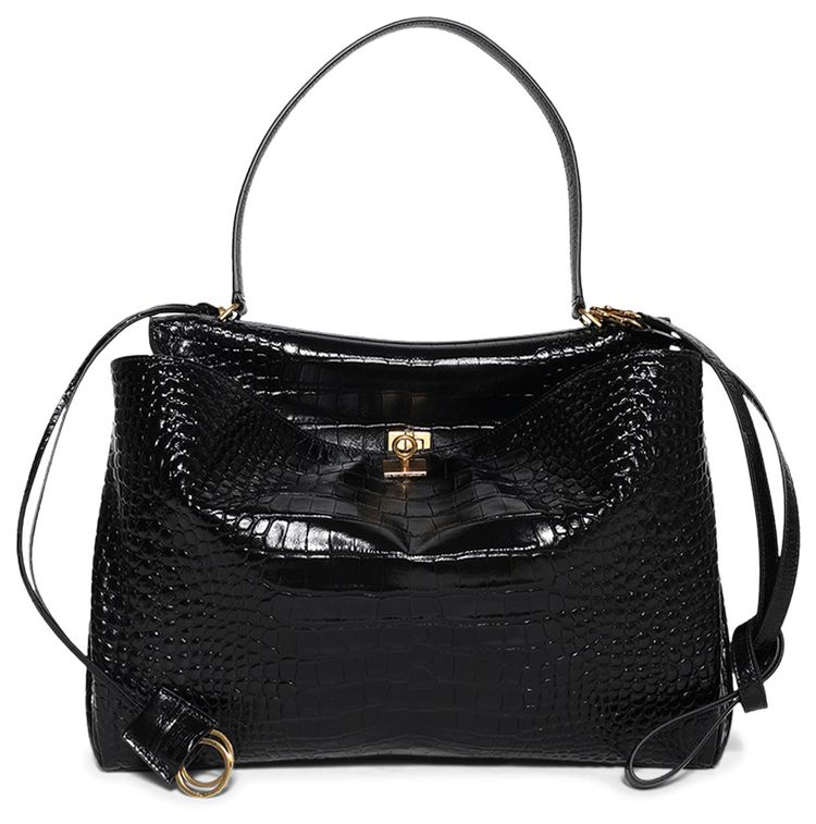 Balenciaga Rodeo Large Handbag Black
