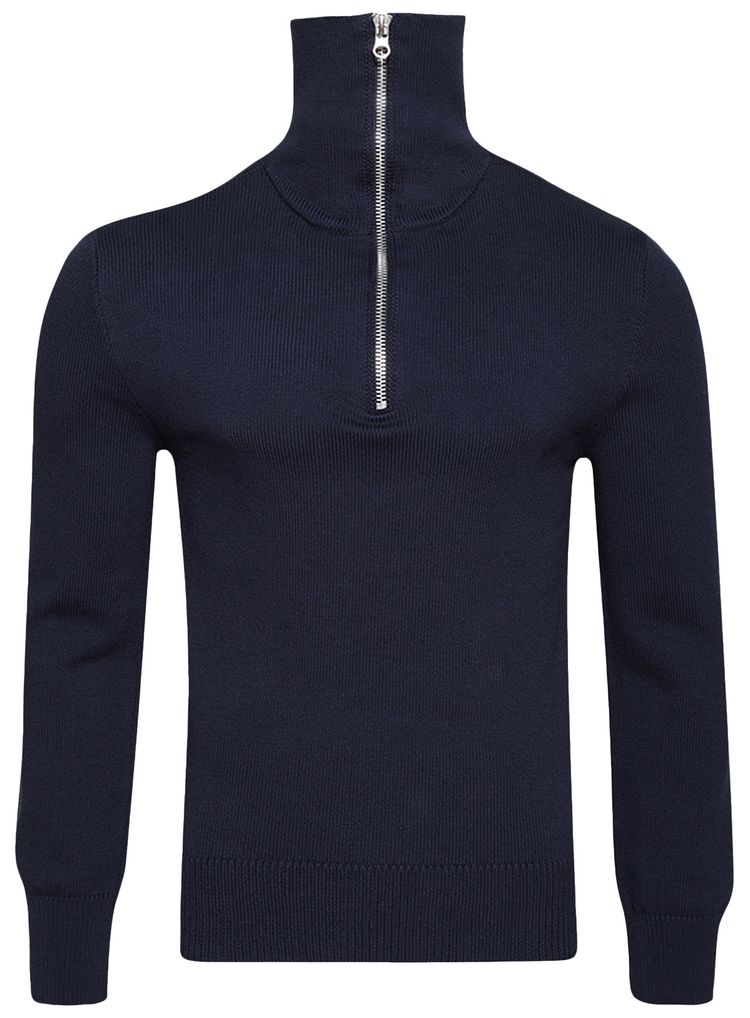 Courreges Trucker Sweater Navy