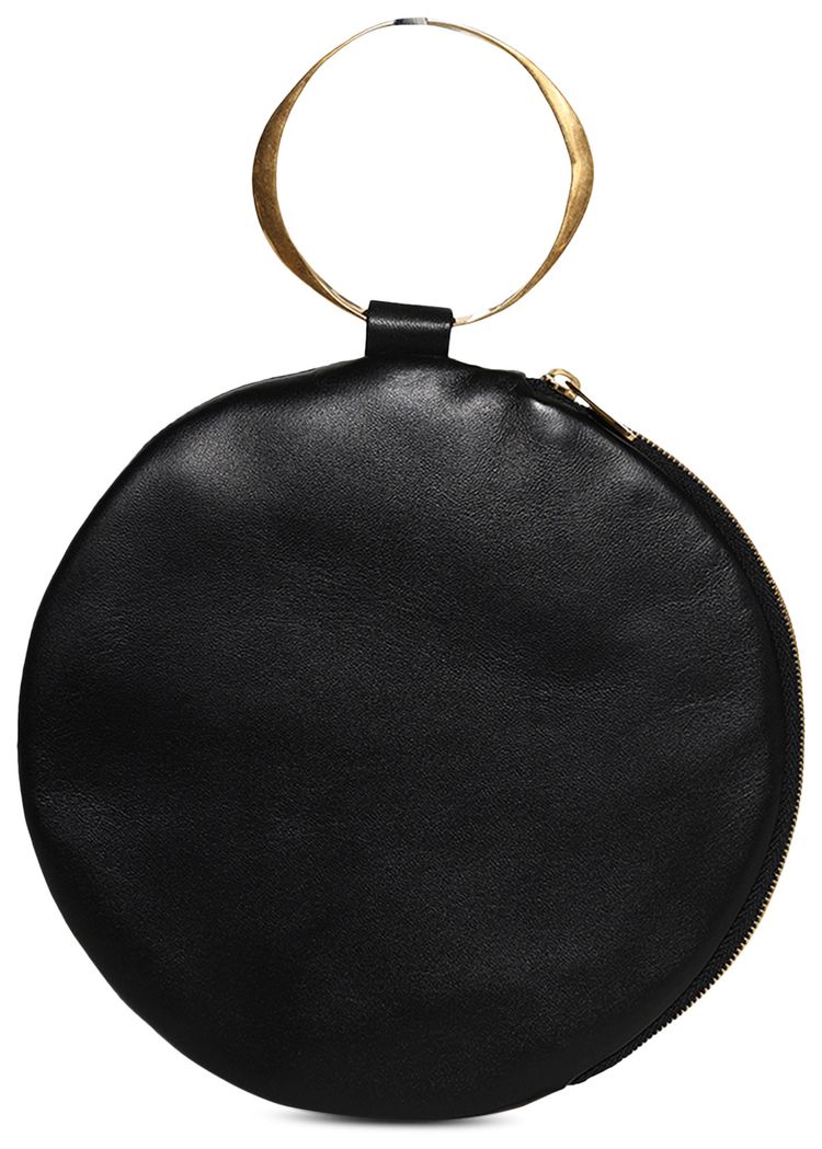 The Row Round Bracelet Clutch Black
