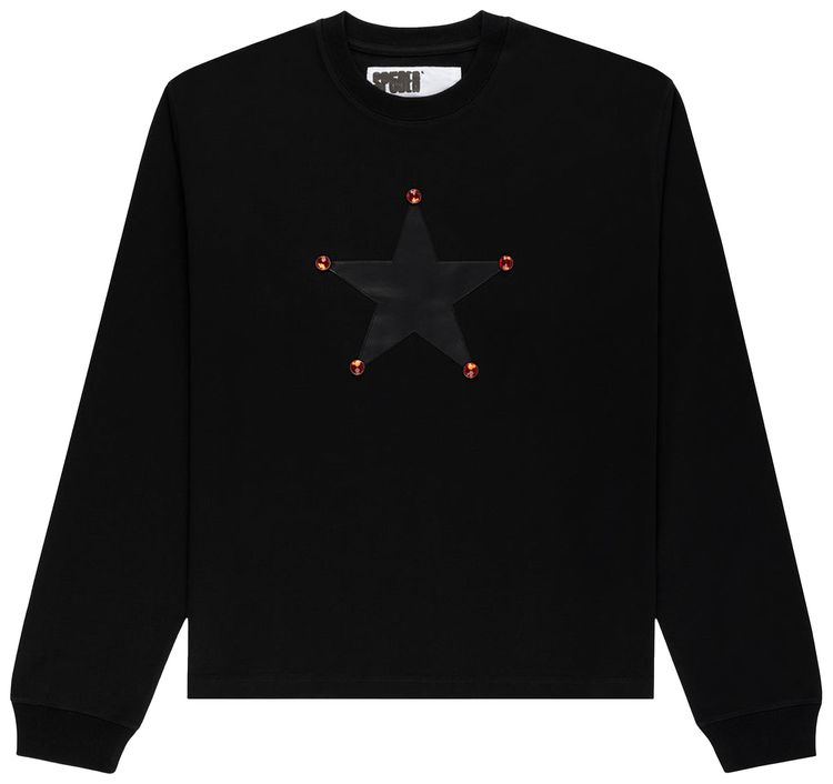 Sp5der Pornstar Longsleeve Tee Black
