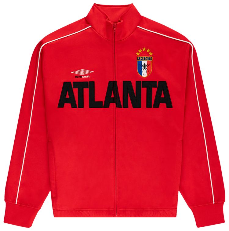 Sp5der Atlanta Track Jacket Red