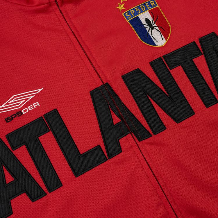 Sp5der Atlanta Track Jacket Red