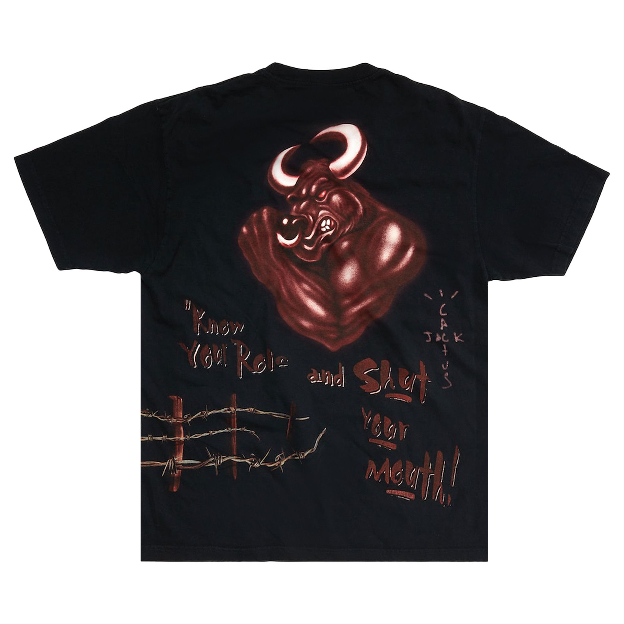 国内発送■CACTUS JACK■×WWE KNOW YOUR ROLE TEE Buy Cactus Jack by Travis Scott x WWE Know Your Role T-Shirt
