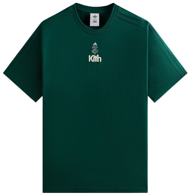 Kith For Adidas Football Short Sleeve Tee  Green
