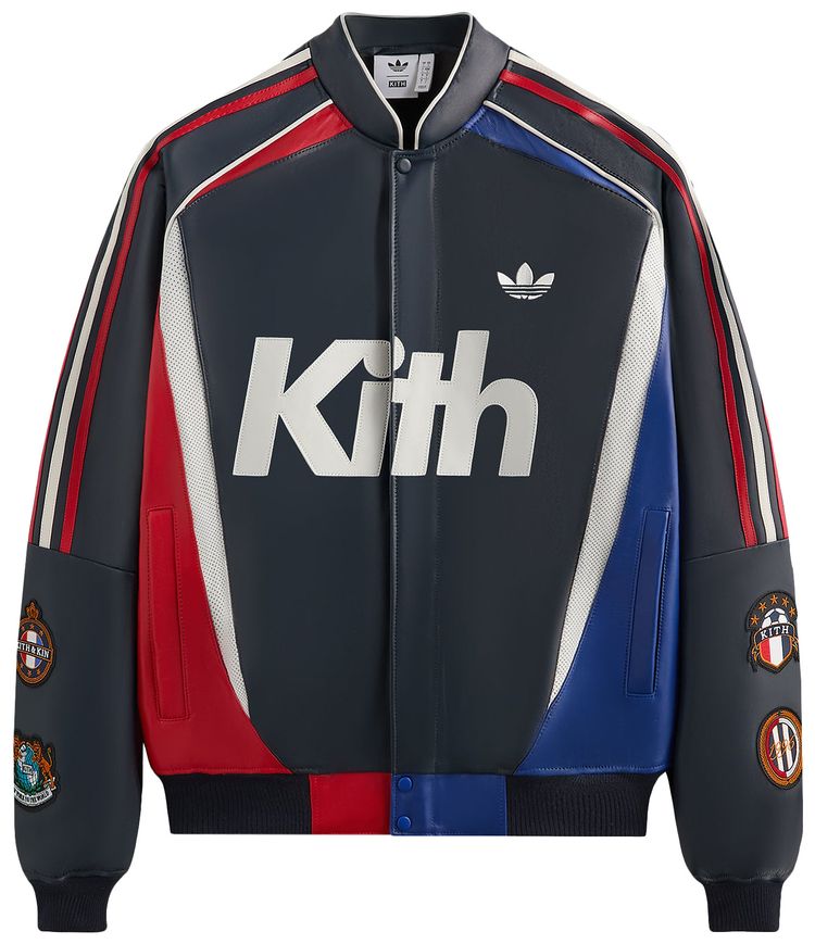Kith For Adidas Football Bomber Jacket  Legend Ink