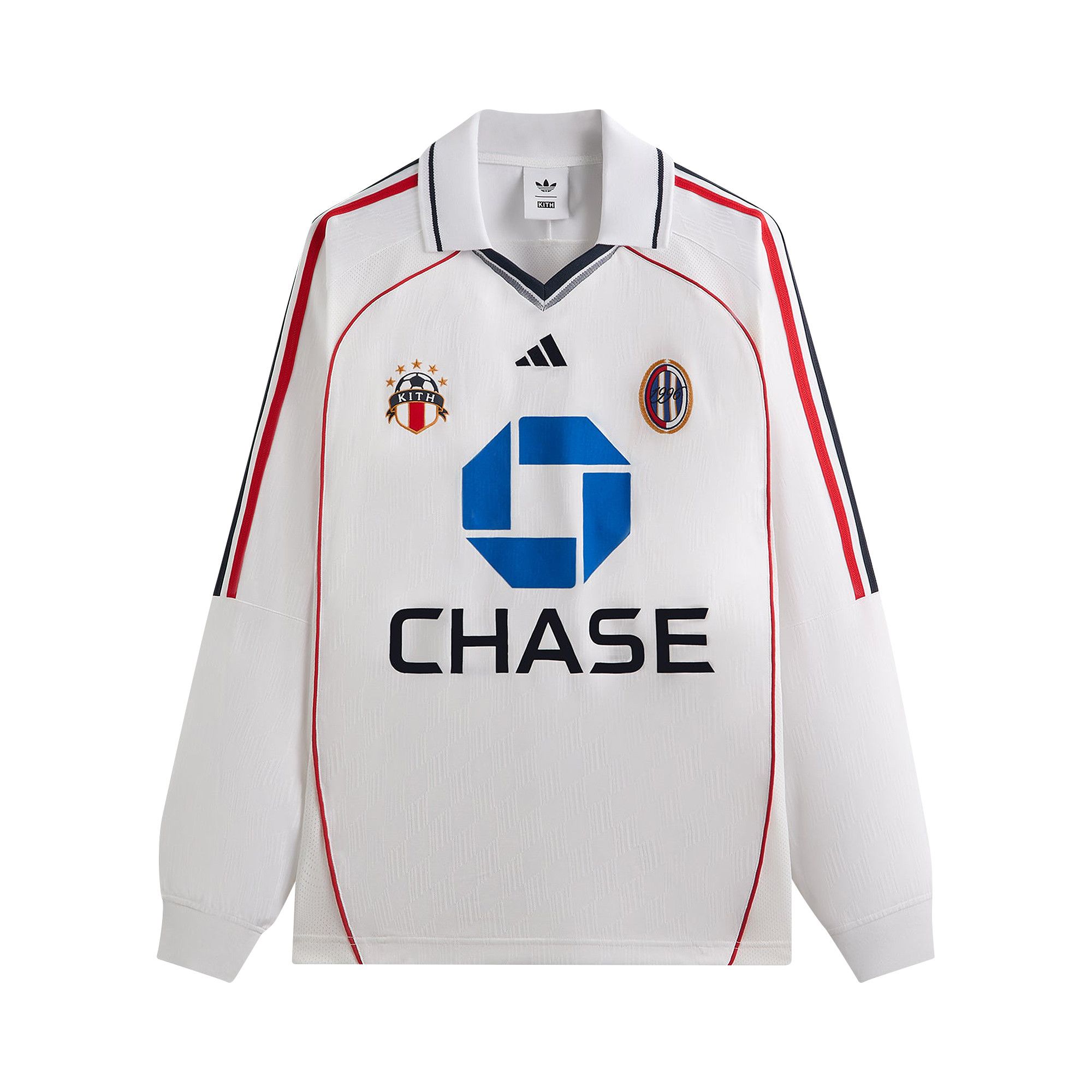 Buy Kith For Adidas Football Chase Long-Sleeve Jersey 'White