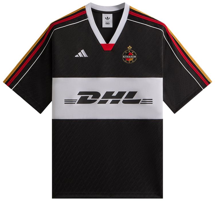 Kith For Adidas Football Dhl Express Jersey  Black
