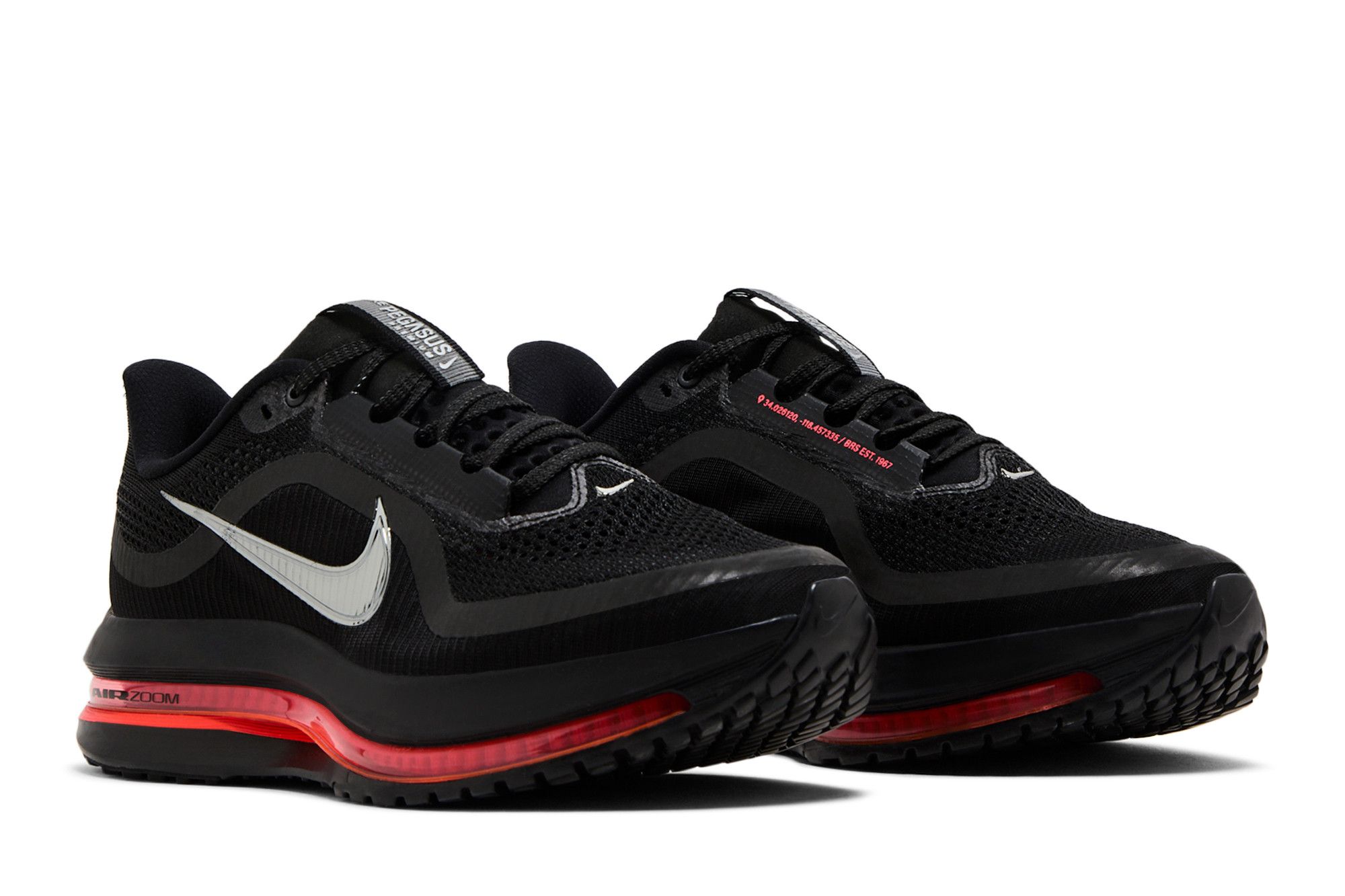 Buy Nike Wmns Pegasus Premium 'Black Bright Crimson' - HQ2593 003