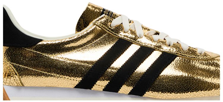 Adidas Wmns Country OG Gold Metallic Black