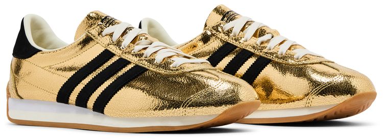 Adidas Wmns Country OG Gold Metallic Black