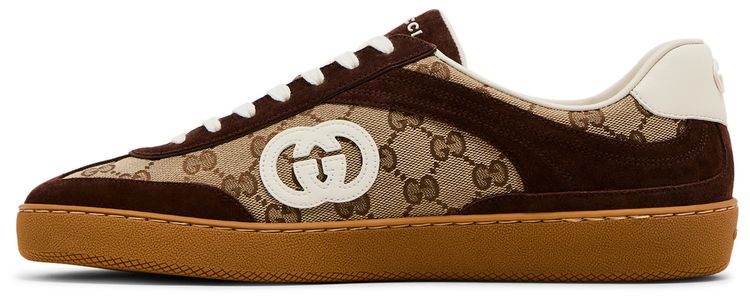 Gucci G75 Interlocking G   Dark Brown Suede