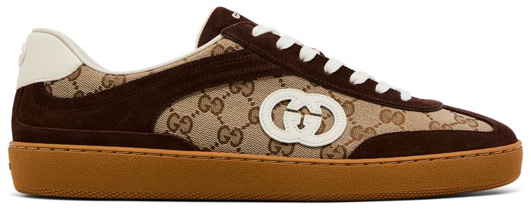 Gucci G75 Interlocking G   Dark Brown Suede