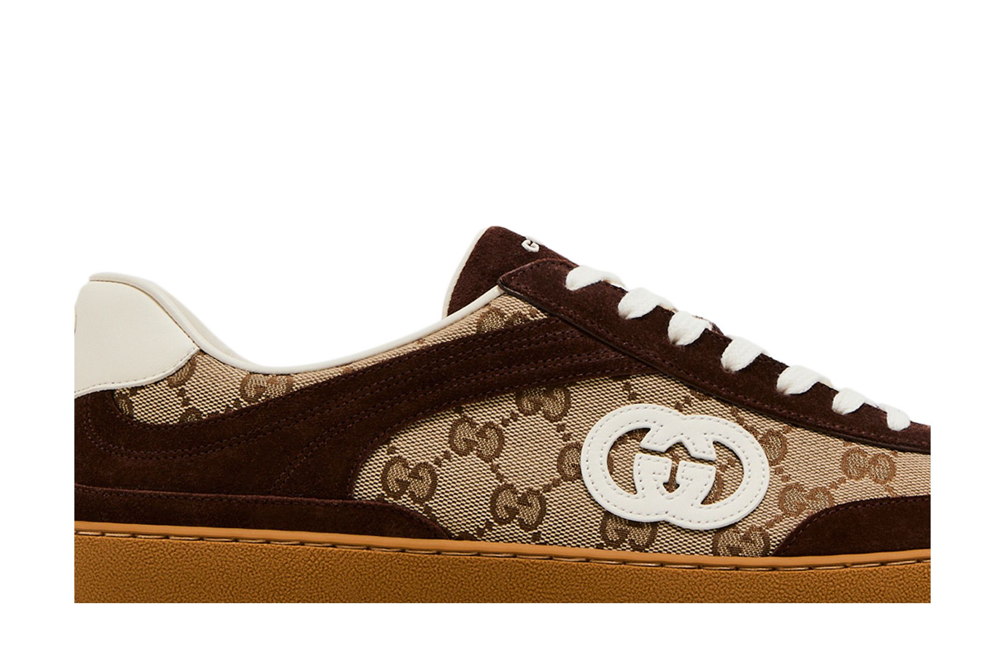 Buy Gucci G75 'Interlocking G - Dark Brown Suede' - 791742 AAEGA