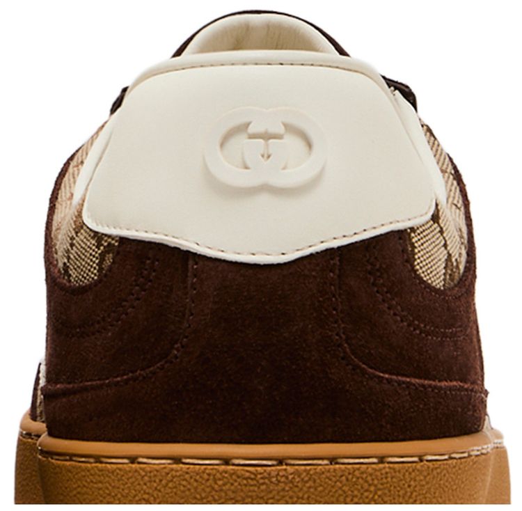 Gucci G75 Interlocking G   Dark Brown Suede