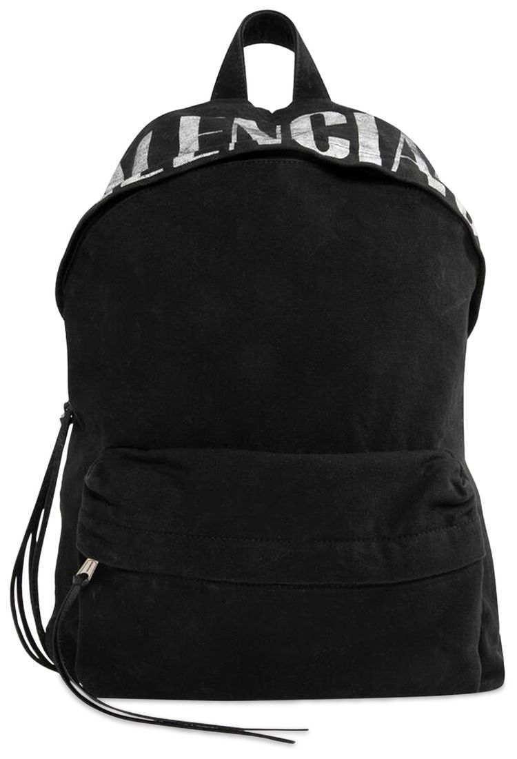 Balenciaga Editor Backpack BlackWhite